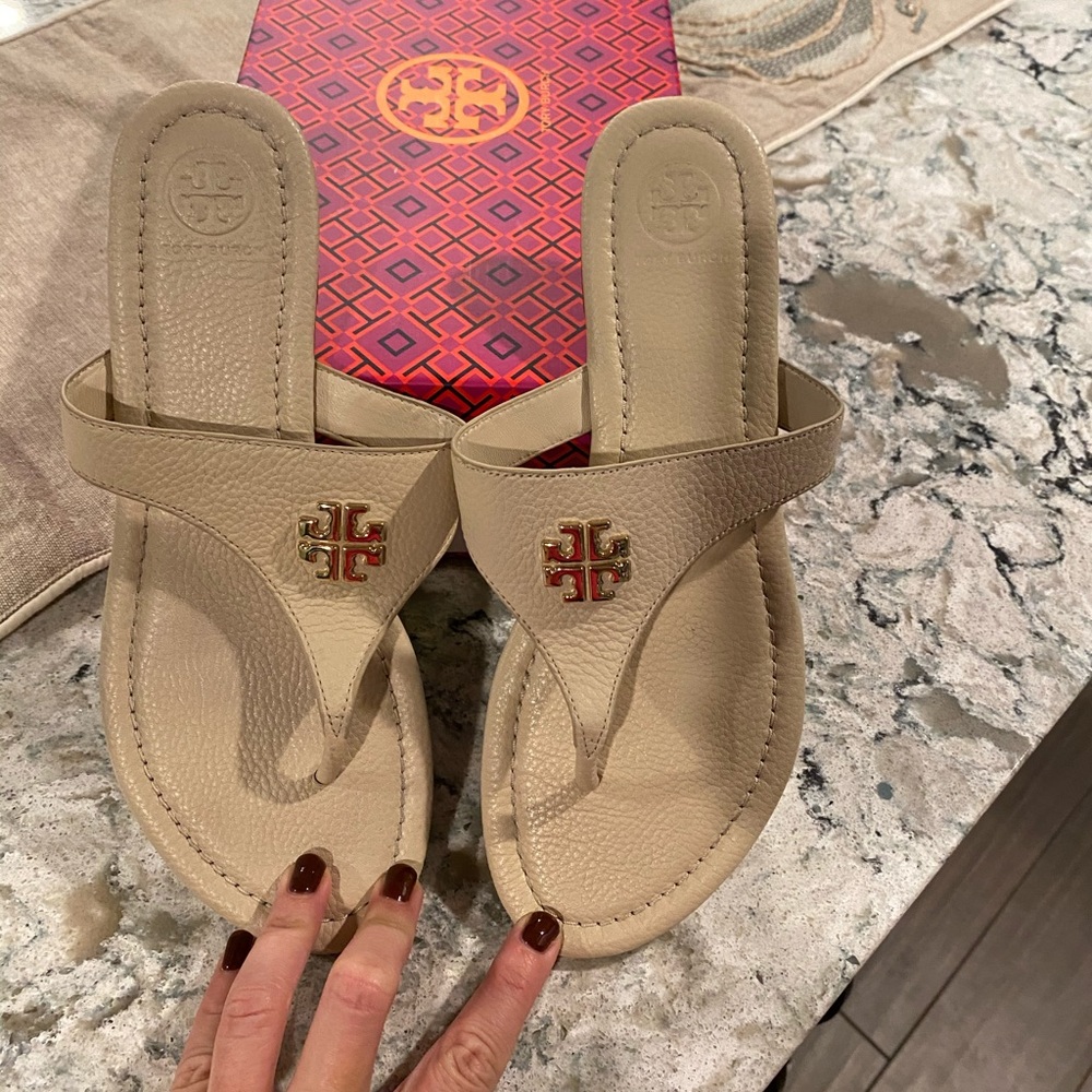 Tory Burch Dulche De Leche 215 Jolie Flat Thong
